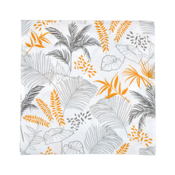 SET DE 20 SERVIETTES EN PAPIER 3 PLIS 33*33CM EXOTIC MOOD