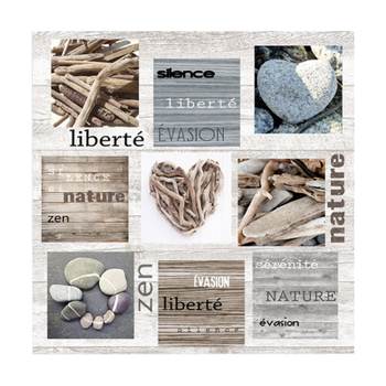 SET DE 20 SERVIETTES EN PAPIER 3 PLIS 33*33CM LIBERTE