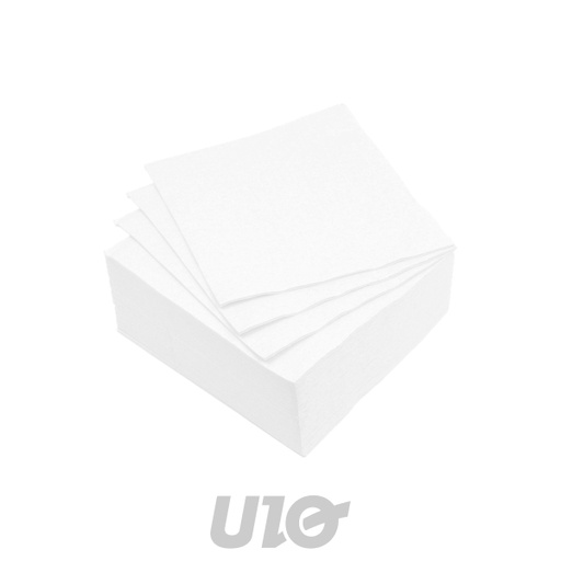 SET DE 40 SERVIETTES COCKTAIL VITAMINE EN PAPIER 2 PLIS 25*25CM BLANC