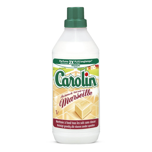 CAROLIN NETTOYANT POUR SOL - 1L - SAVON DE MARSEILLE