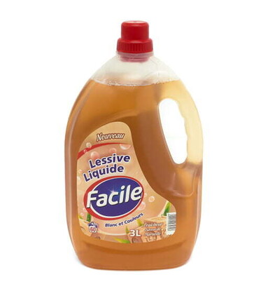 FACILE LESSIVE LIQUIDE 3L - 60SC - SAVON DE MARSEILLE