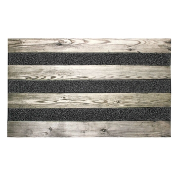 Douceur d'Intérieur Tapis Balto Effet Bois Naturel Antidérapant 45x75