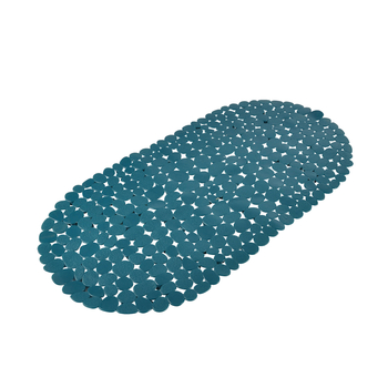 FOND DE BAIGNOIRE 36 x 69 CM PVC UNI VITAMINE SDB BLEU/EMERAUDE