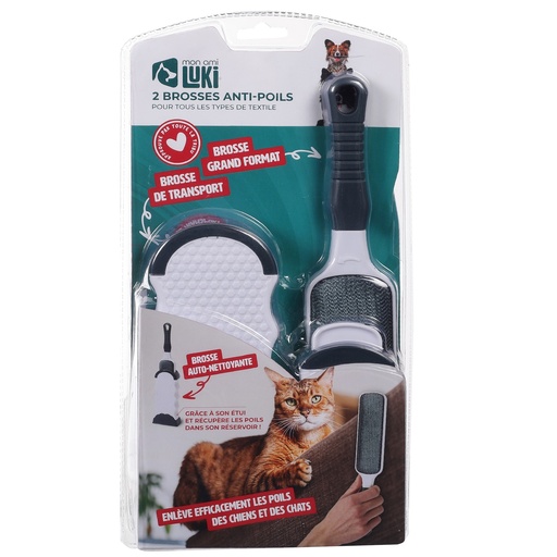 BROSSE ENTRETIEN NETTOIE POILS 31X8X4CM
