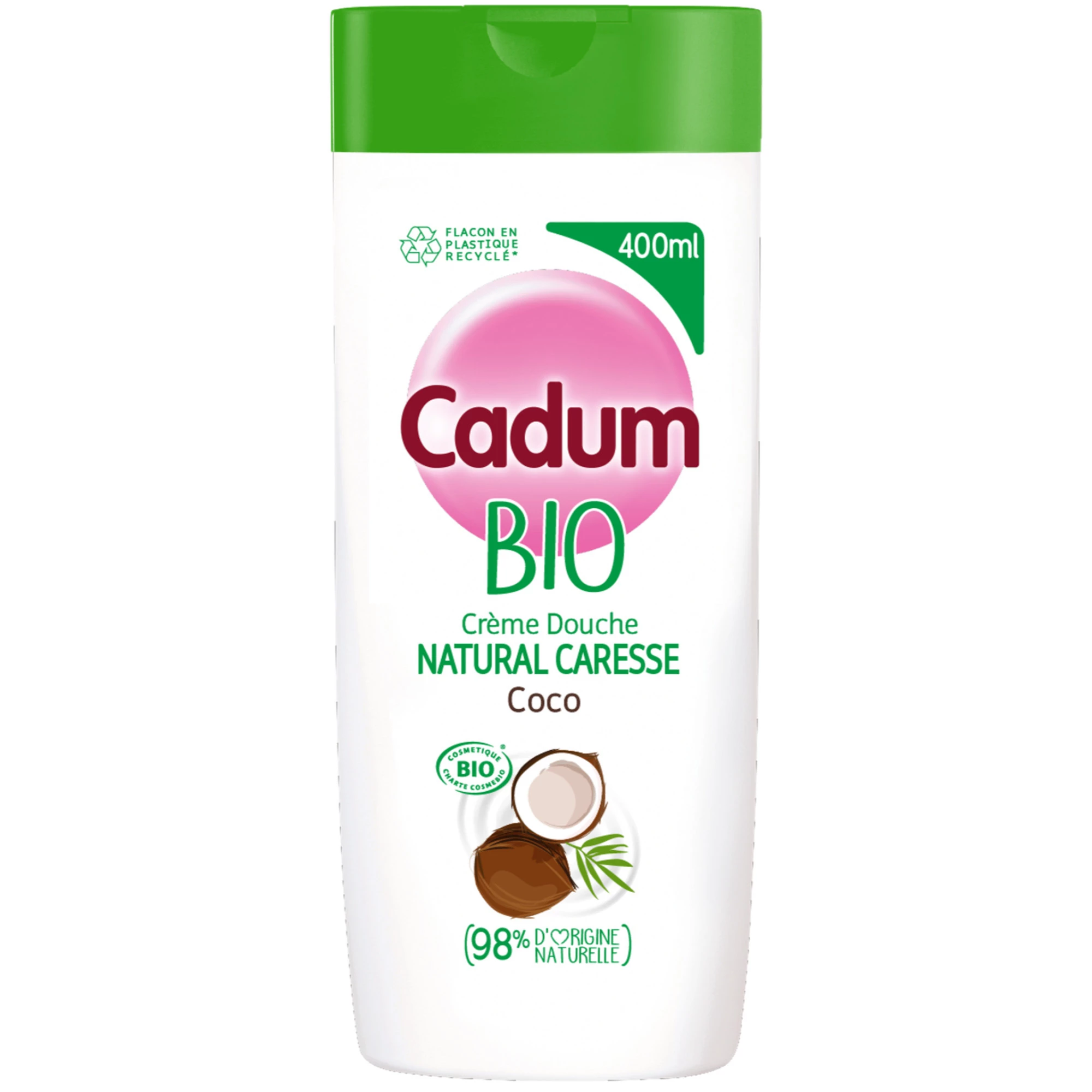 Cadum Douche 400ml Bio Coco Fr.
