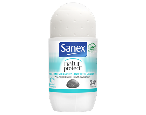 Sanex Roll On 50ml Protect Anti-trace Blanche