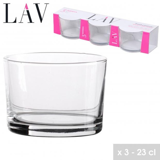LAV BODEGA VERRES A TAPAS X3 24CL