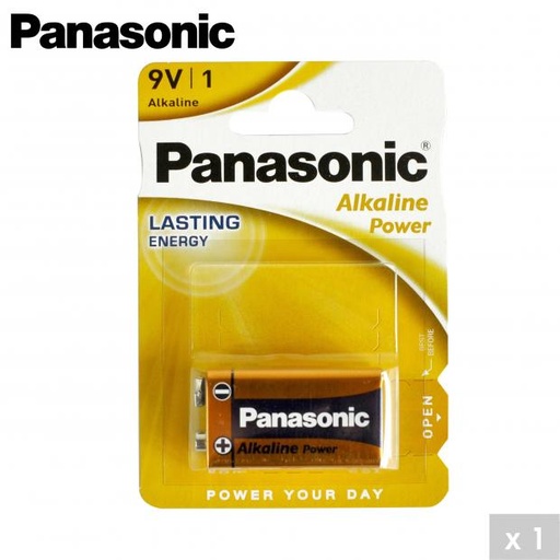 PANASONIC - 1 PILE ALCALINE 9V - R22