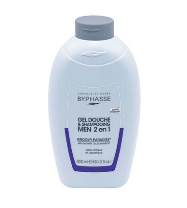 Byphasse gel douche-shampooing 2in1 600ml Groovy Paradise pour homme