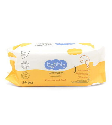 Bebble Lingettes Humides Camomille 54pcs