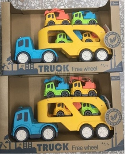 CAMION 33CM 4 VOITURES