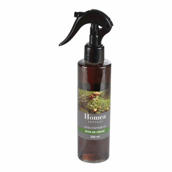 SPRAY D'AMBIANCE 200ML PARFUM BOIS DE CEDRE