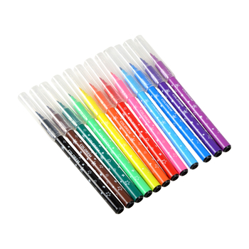 POCHETTE DE 12 FEUTRES POINTE FINE