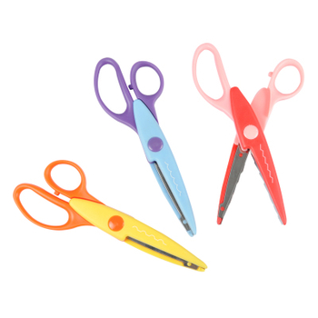 SET DE 3 CISEAUX CRANTEURS ASSORTIS