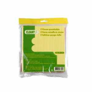 LAVETTE ÉPONGE MOUILLÉE 3 PIÈCES - 18 x 20CM