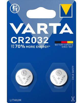 PILES VARTA LITHIUM CR2032 BLISTER 2P