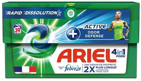 ARIEL PODS ACTIVE ODOR DEFENSE - 39D - 3EN1