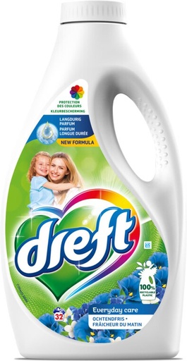 DREFT LESSIVE FRAICHEUR DU MATIN - 32D - 1,6L