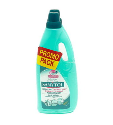 SANYTOL MULTI-SURFACES 2X1L DÉSINFECTANT PRIX DUO-PACK