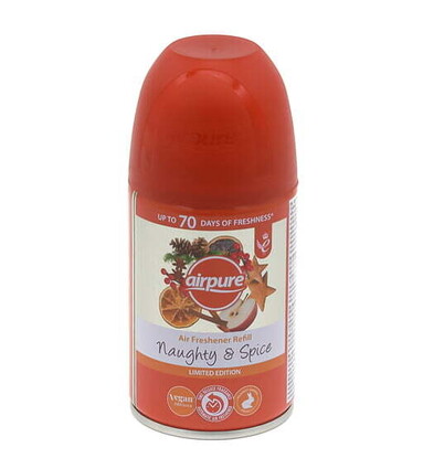 AIRPURE AIR-O-MATIC RECHARGE 250ML NAUGHTY & SPICE