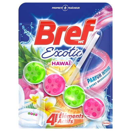 Bref WC Power Activ' Bloc Exotique Hawaï 50g