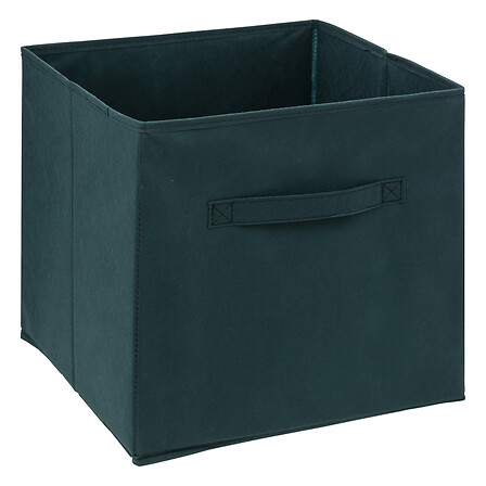 BOITE DE RANGEMENT - 31X31CM - PETROLE