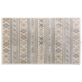 TAPIS RECTANGLE 68 x 110 CM VISCOSE TISSEE SAKARI NATUREL