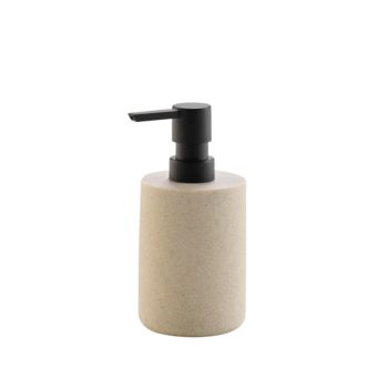 DISTRIBUTEUR SAVON (0) 7 x 16 CM POLYRESINE UNIE GRANITE SABLE