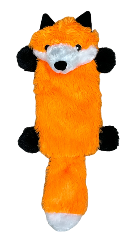 JOUET PELUCHE  FORME RENARD  ORANGE  43X16CM