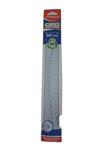 LATTE DE 30CM GÉOMÉTRIQUE - MAPED