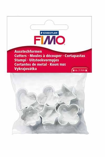 ACCESSOIRES MOULES À DÉCOUPER EN METAL 6 PIÈCES