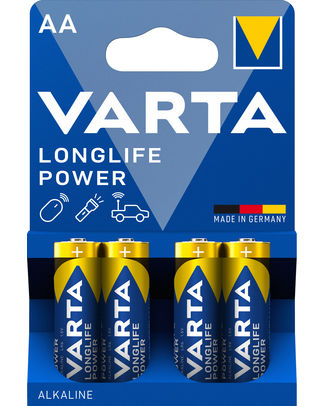 PILES VARTA LONGLIFE POWER AA BLISTER 4P