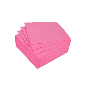 SET DE 40 SERVIETTES COCKTAIL VITAMINE EN PAPIER 2 PLIS 25*25CM ROSE