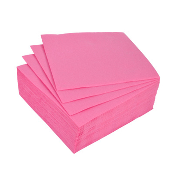 SET DE 40 SERVIETTES VITAMINE EN PAPIER 2 PLIS 38*38CM ROSE