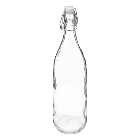 Atmosphera Bouteille Limo 1L Verre Transparent Bouchon Mécanique
