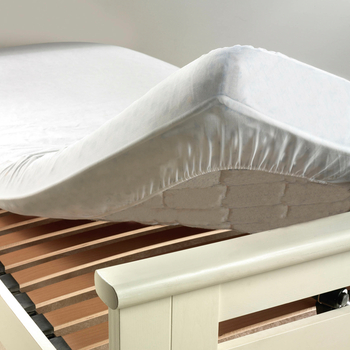 PROTÈGE MATELAS 140x190CM ÉPONGE PEVA PONNY 30 BLANC