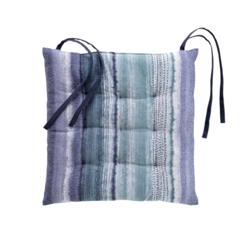 ASSISE MATELASSEE 40 x 40 CM COTON IMPRIME MIKONOS