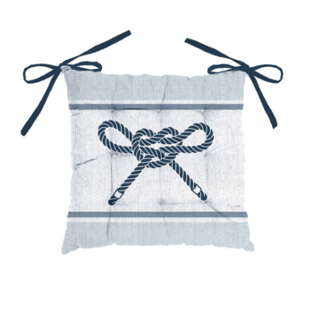 ASSISE MATELASSEE 40 x 40 CM COTON IMPRIME OCEAN DREAMS