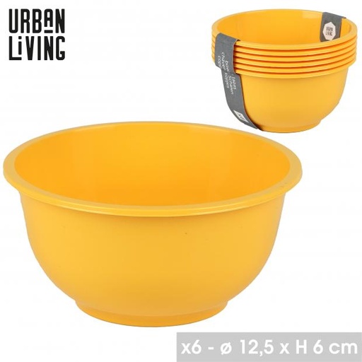 LIBERTY COUPELLES X6PCS 450ML YELLOW