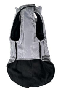 DOUDOUNE AVEC POCHE ET DOUBLÉE POLAIRE TAILLE S  30CM ASSORTIS