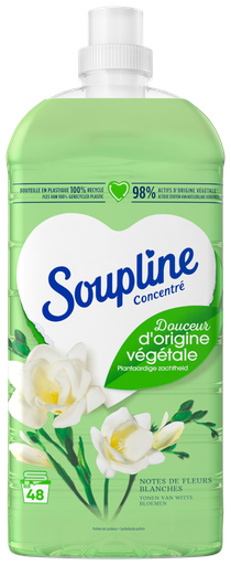 Soupline Adoucissant 48D 1,2L Fleurs Blanche Nl.Fr.