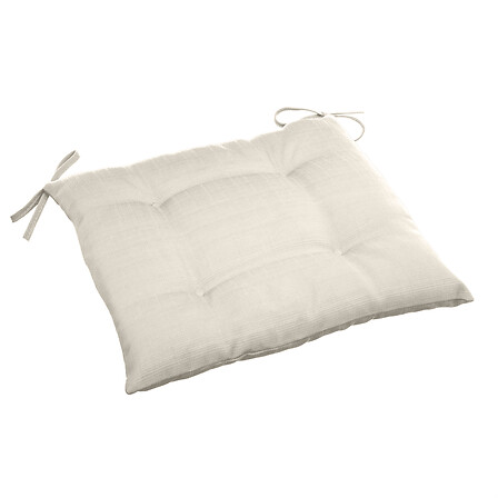 Hespéride Galette de Chaise KORAI Blé 40x40 cm Polyester à Liens
