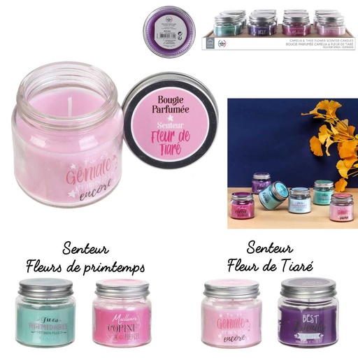 BOUGIE PARFUMÉE EN POT AMITIÉ - H6.5CM