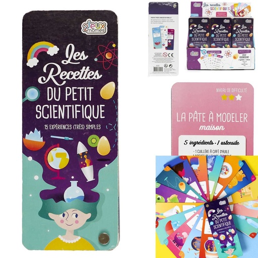 CARTES ÉDUCATIVES - RECETTES DU SCIENTIFIQUE