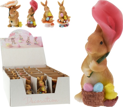DÉCORATION LAPIN 5X5X9,5CM