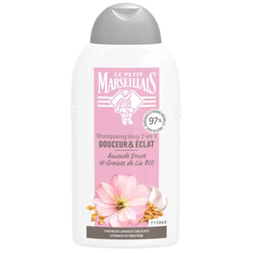Le Petit Marseillais Shamp 250ml Douceur et Eclat Fr.