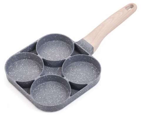 POELE A PANCAKES CARREE - 4 PANCAKES L.33.5CM H.2CM