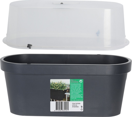 POT FLEURS BALCON 60X28X25CM