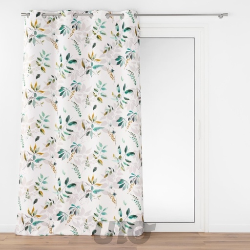 RIDEAU A OEILLETS 140 x 260 CM POLYESTER IMPRIME DILARIS