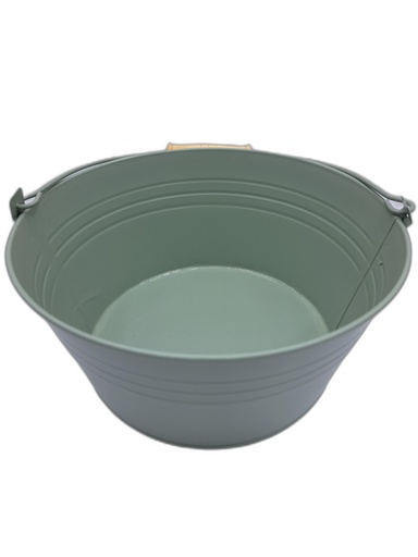 POT DE FLEUR EN ZINC COULEUR MAT